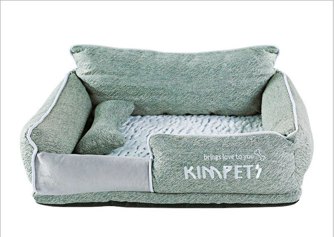 Dropshipman four seasons pet bed and sleeping pad for dogs and cats in various sizes, featuring soft, cozy fabric for comfort.