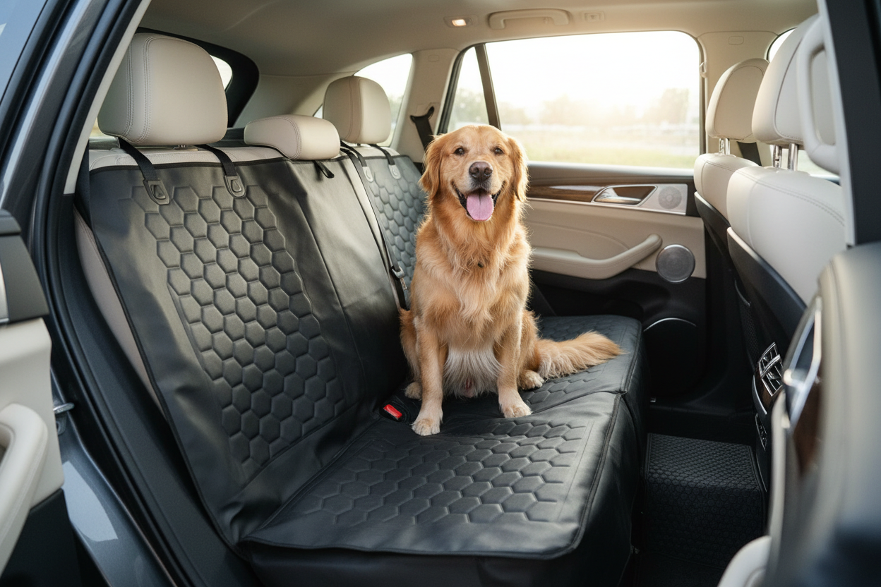 Dog Car Seat Mat - Front View