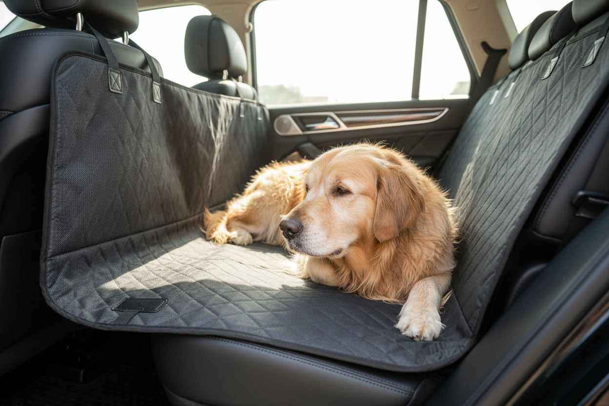 Dog Car Seat Mat - Side View