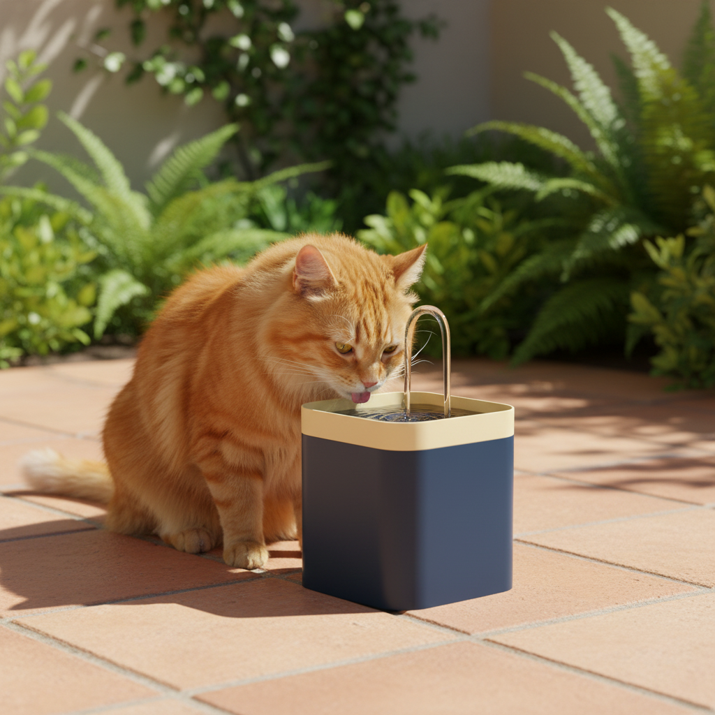 Fountain Cat Patio