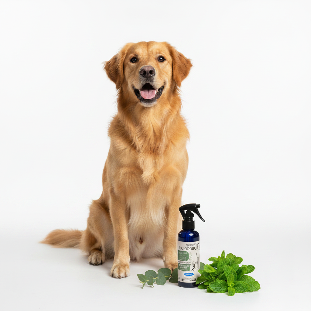 Pet Odor Spray with Dog