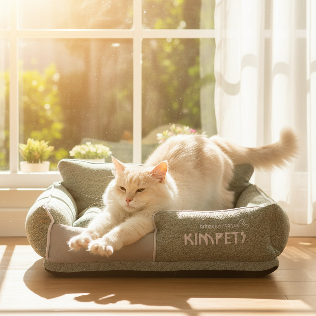 Dropshipman Four Seasons pet bed and sleeping pad for dogs and cats, ideal for summer lounging in various sizes.
